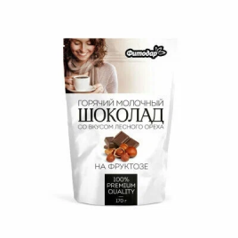 Горячий шоколад молочный с орехом 170г