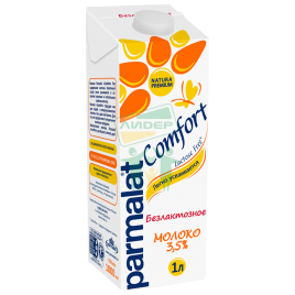 Молоко безлактозное Comfort 3.5 % 1л т/п