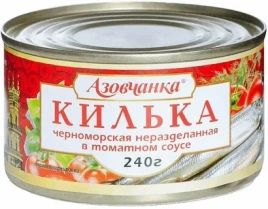 Килька черномор в т/с №5 240г