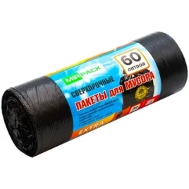 Пакеты мусорные 60л 10шт