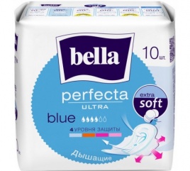 Прокладки Perfecta UltraBlue 10шт