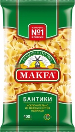 Макароны Бантики 400г