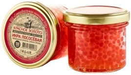 Икра лососевая зернистая 100г ст/б
