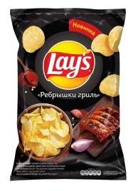 Чипсы Ребрышки Гриль 140г