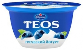 Йогурт Греческий 2.0 % Черника 140 г п/ст