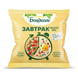 Завтрак Овощной микс с кабачком 200гр. Бондюэль