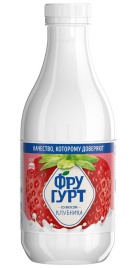 Йогурт Клубника 1% 930г бут