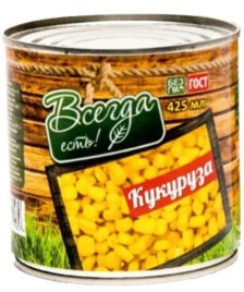 Кукуруза ж/б 425 мл Всегда есть