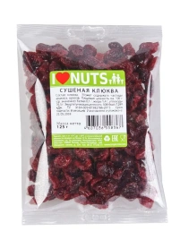 Клюква 125г  Inuts