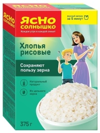 Хлопья Рисовые 375г н/в