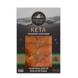 Кета ломтики х/к 100г в/у