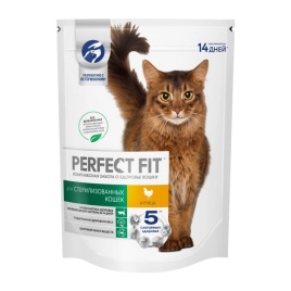 Корм д/каст котов/стер кошек Курица 650г Perfect Fit
