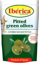 Оливки б/к 170г пакет  Iberica