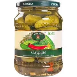Огурцы маринованные на лимон кислоте 700г с/б