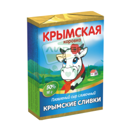 Сыр плавленый Крымские сливки 50% 90г