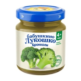 Пюре из капусты брокколи 100 г Бабушкино лукошко