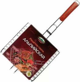 Решетка д/барбекю Альпийская малая 26.5х 24см