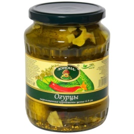 Огурцы маринованные По-домашнему 700г с/б