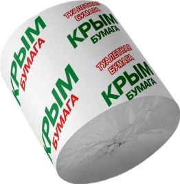 Туалетная бумага Крымбумага зеленый