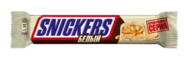 Батончик шоколад Snickers белый 81г