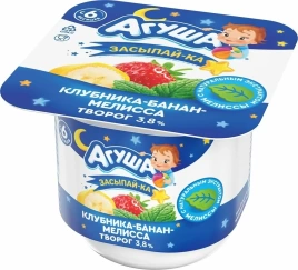 Творог Засыпайка КлубБан+Мелиса 3.8% 100г