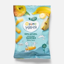 Кукурузные палочки (яблоко.банан) 20г