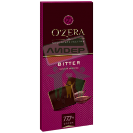 Шоколад OZera горький Bitter 77.7% 90г