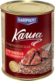 Каша Губернаторская по-дом.гречн.со свин ж/б340г Главпродукт