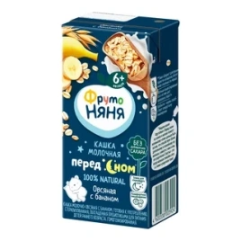 Кашка молочно-овсяная с бананом 200г