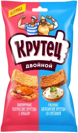 Гренки двойной со вк краба и сметаны 100г