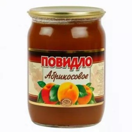 Повидло ст/б Абрикос ГОСТ 600гр.