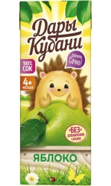 Сок яблочный осветл 0.2