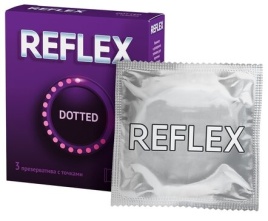 Презервативы Reflex №3 Dotted