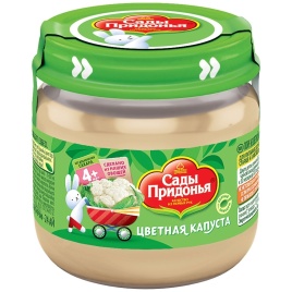 Пюре овощное пюре из цветной капусты с/б 80 г