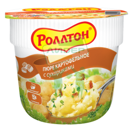 Пюре картофельное с сухариками 40г