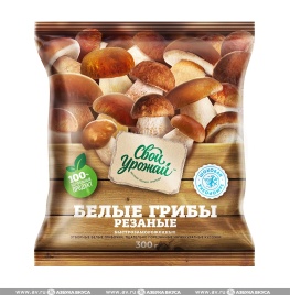 Грибы Белые рез с/м 300г Свой Урожай