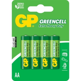 GP Greencell батарейки пальчиковые (4шт) блистер Старт 