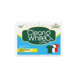 Мыло хоз CLEAN&WHITE универсальное 120г Duru