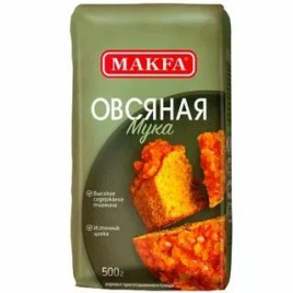 Мука овсяная 500гр