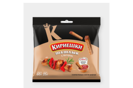 Сухарики ржаные Шашлык+кетчуп 60г+25мл