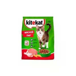 Корм д/котов сухой Мясной пир 350г