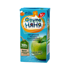 Сок яблочный осветл 0.2л