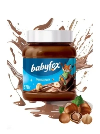 Паста шоколадно-ореховая Baby Fox 270г
