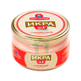 Икра дел мойвы  №1 с креветкой 180г