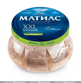 Матиас отборный XXL в масле с луком 260г стб Санта Бремор