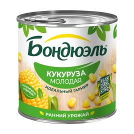 Кукуруза молодая 425мл Бондюэль