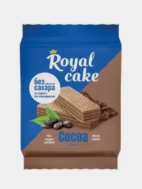 Вафли Royal cake Какао на сорбите 120г