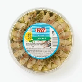 Сельдь филе-кус в масле Царская с укропом 200 г