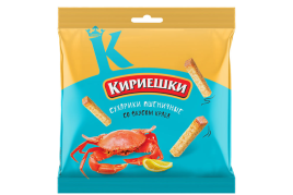 Сухарики пшеничные Краб 100г