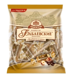 Конфеты фундук/какао 200г м/у Бабаевский 